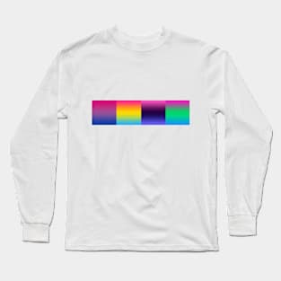 Bi+ Gradients (Horizontal) Long Sleeve T-Shirt